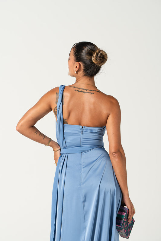 Vestido Rodes - Azul bebé
