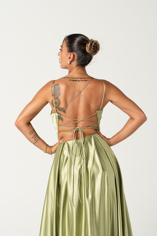 Vestido Copenhaga - Verde
