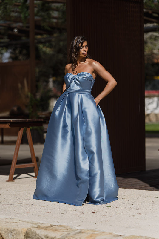 Vestido Málaga - azul bebé