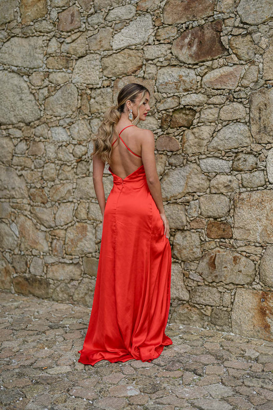 Vestido Nápoles - Vermelho