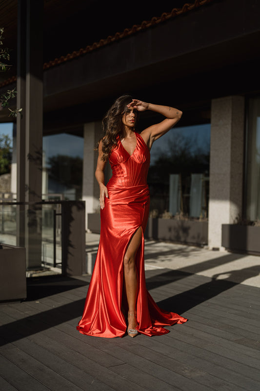 Vestido Montenegro - vermelho