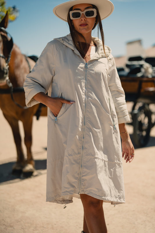 Parka oversize - bege