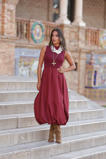 Vestido Granada - Bordeux