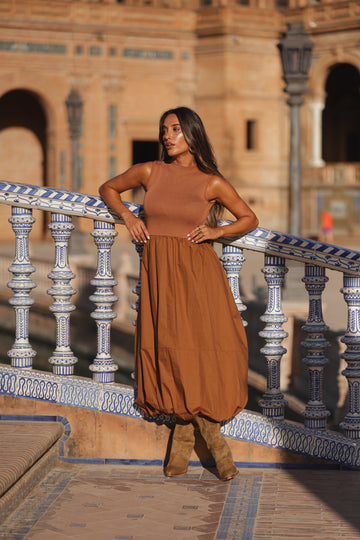 Vestido Granada - Camel