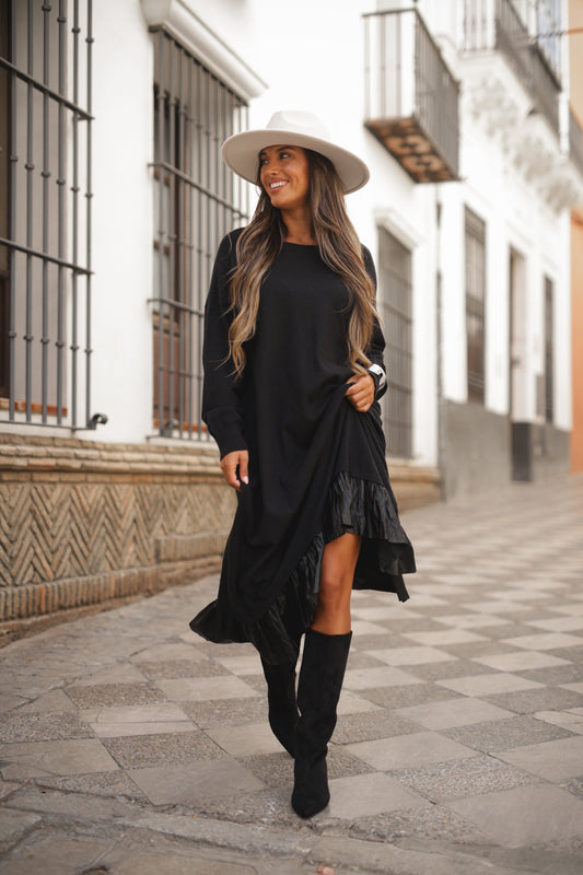 Vestido Carlota - preto