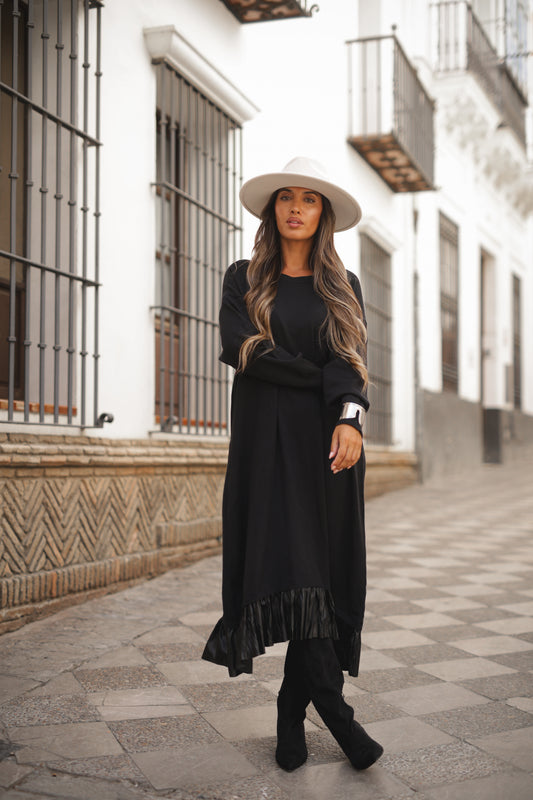 Vestido Carlota - preto