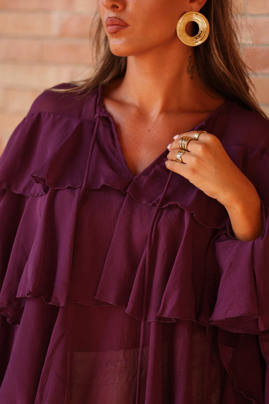 Blusa Alana - Beringela