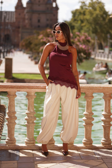 Top Nuria - Bordô