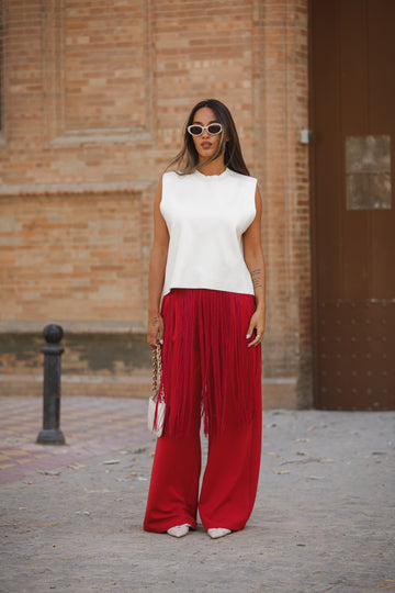 Calça Lumina c/franjas