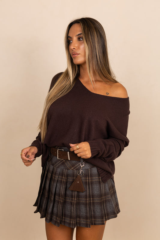 Camisola Andreia - castanho