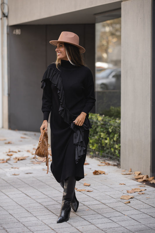Vestido Brownie - preto