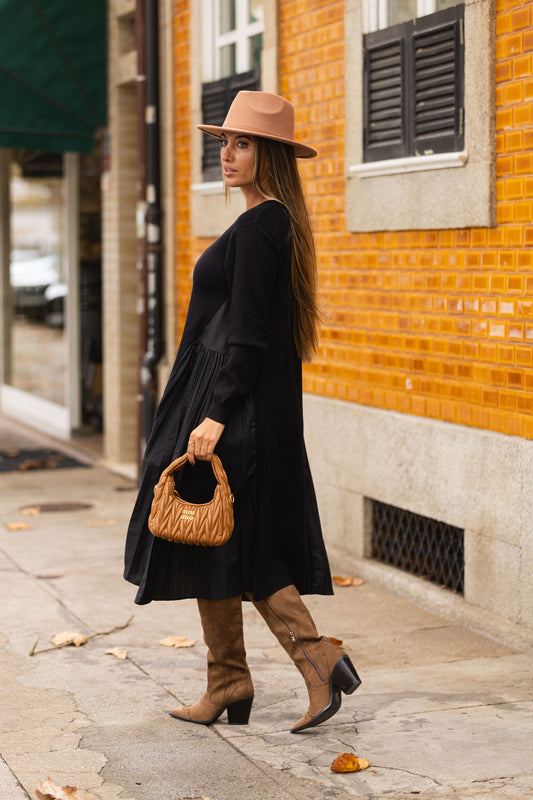 Vestido Apúlia - preto