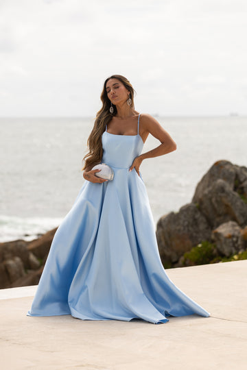 Vestido Mali - Azul bebé