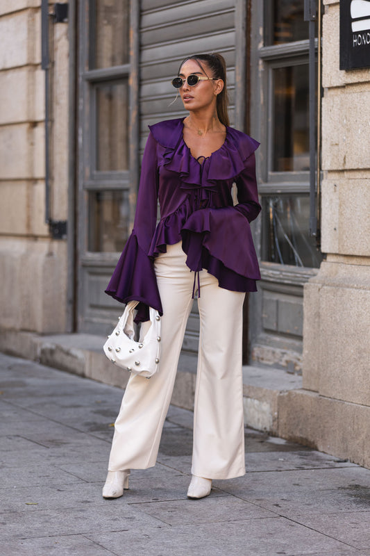 Blusa Leonor - roxa