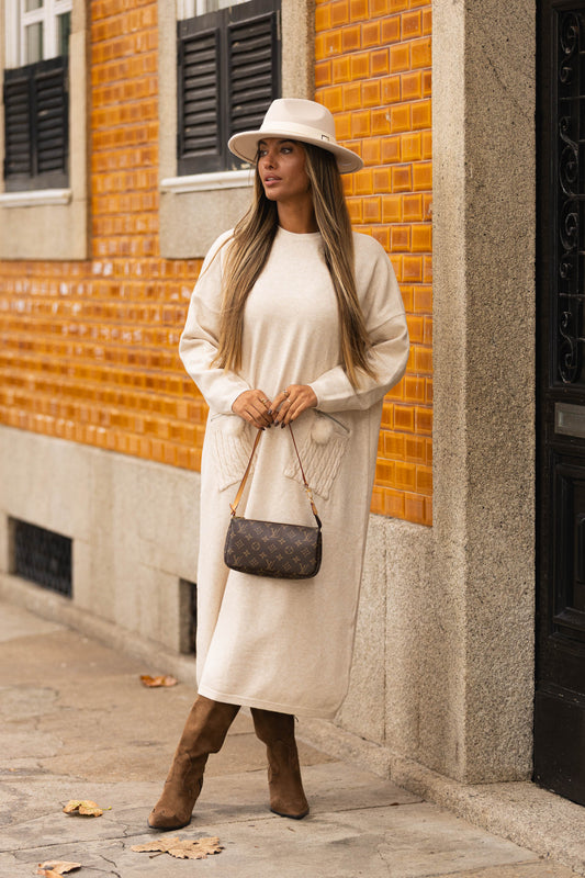 Vestido Cossa - Bege