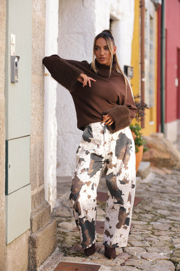 Camisola Betina - castanha