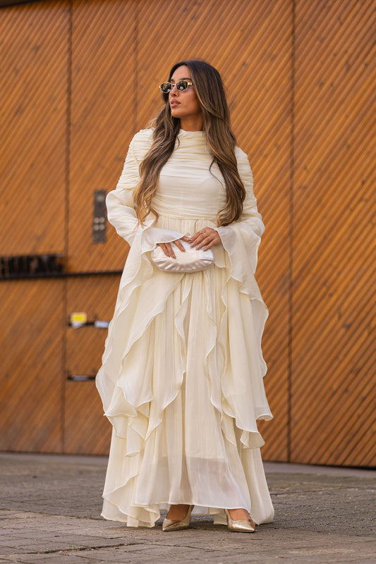 Vestido Karen - bege