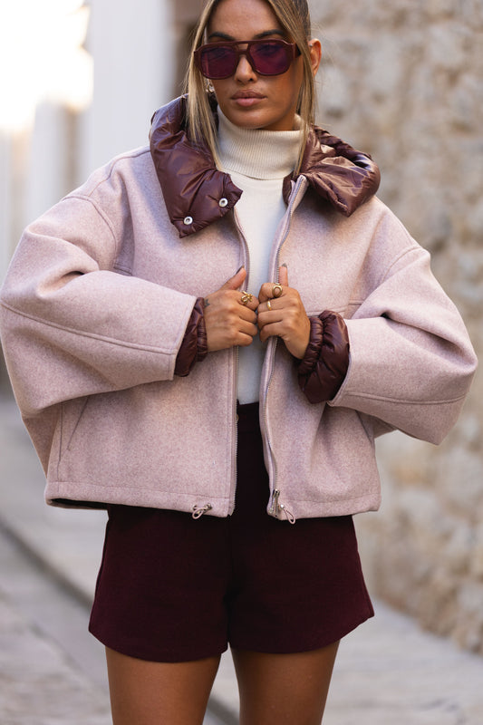 Casaco c/ pormenores de kispo removiveis