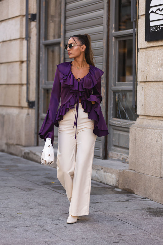 Blusa Leonor - roxa