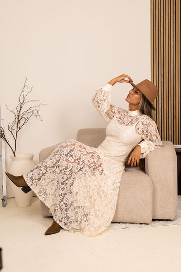 Vestido Lille - bege