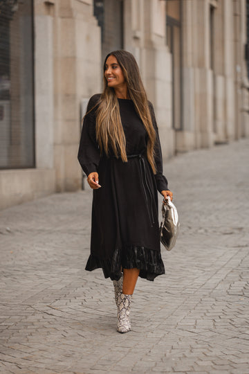 Vestido Carlota - preto