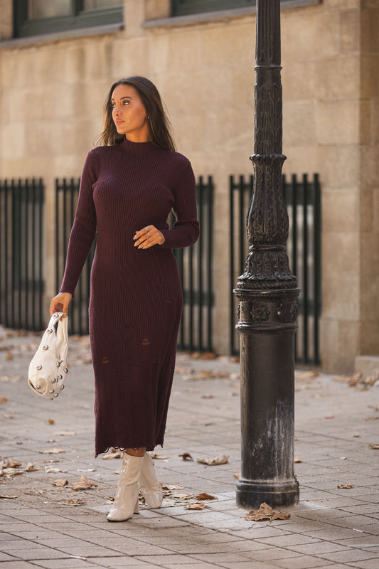 Vestido Goa - Bordeux