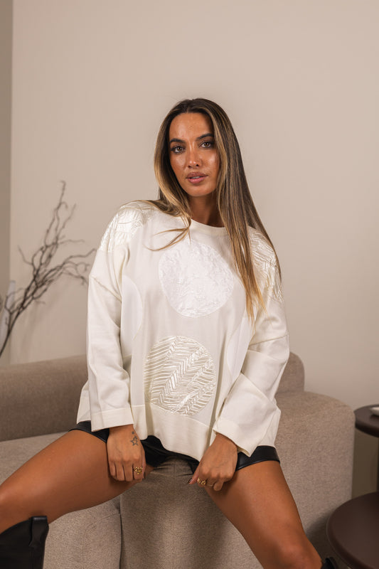 Camisola Sol - branco