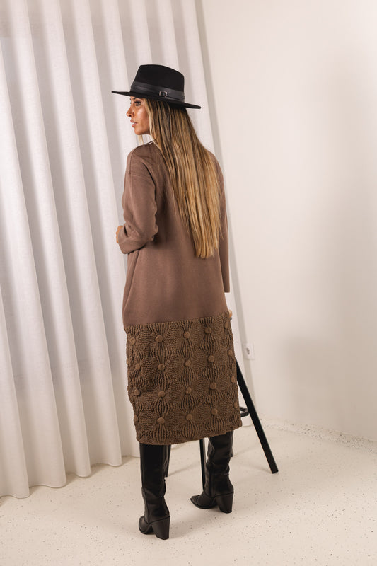 Vestido Bissau - castanho