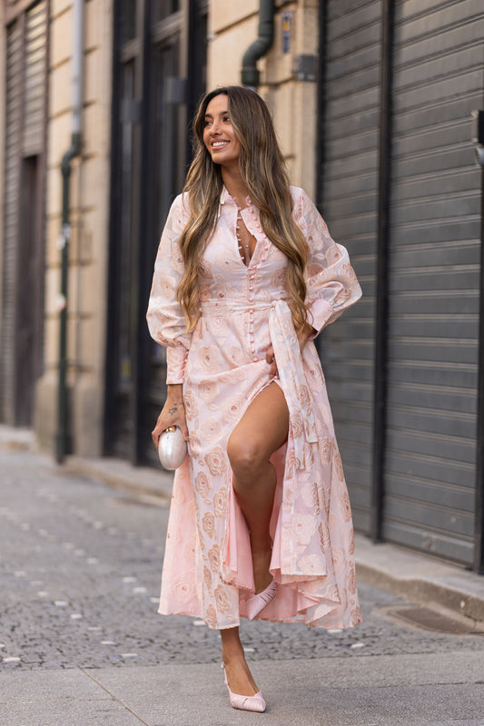 Vestido Cátia - rosa