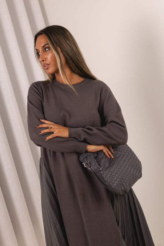 Vestido Apúlia - cinza