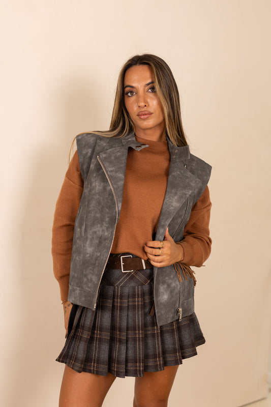 Colete Ecopele - Cinza