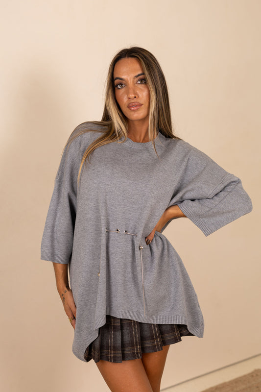 Camisolão Bragança - cinza