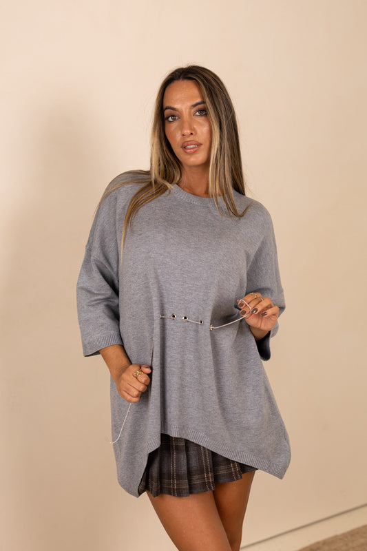 Camisolão Bragança - cinza