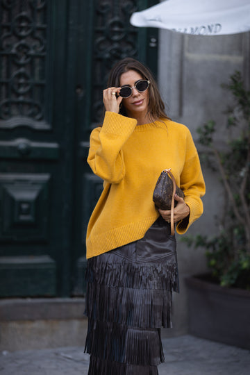 Camisola Ana - amarelo torrado