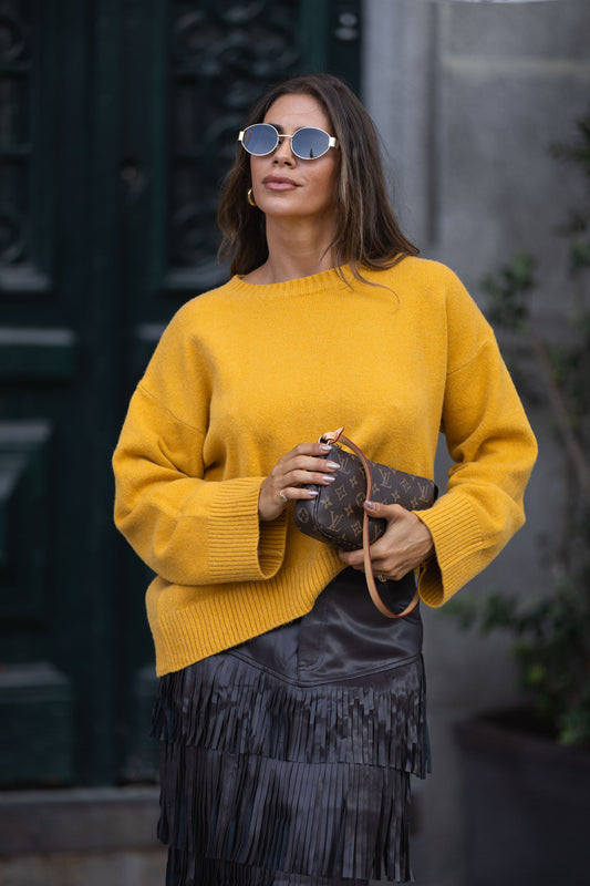 Camisola Ana - amarelo torrado
