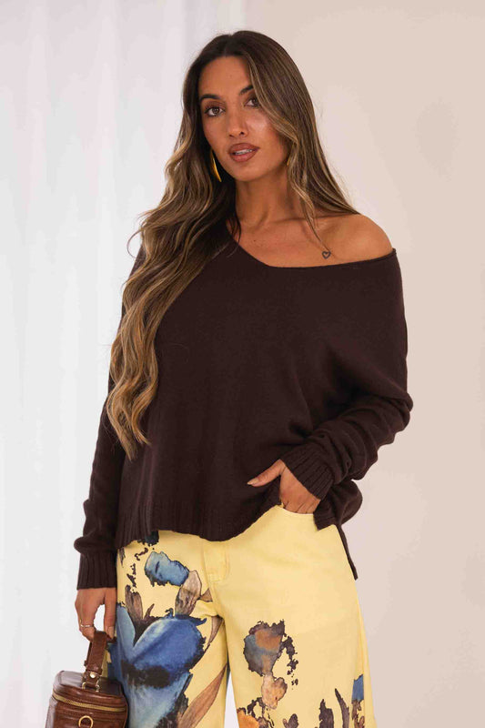 Camisola Andreia - castanho