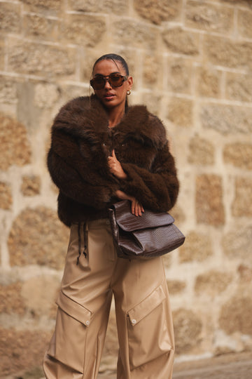 Casaco Alexandric - castanho