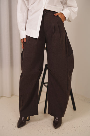 Calça alfaitaria cinza