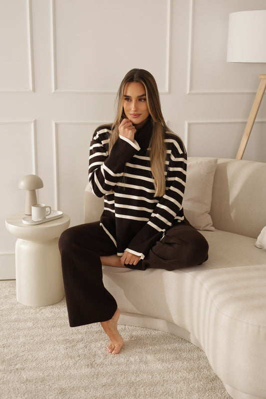 Conjunto Chloe - castanho