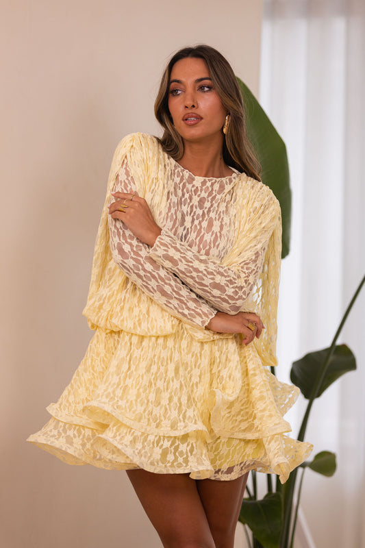Vestido Amora - Amarelo