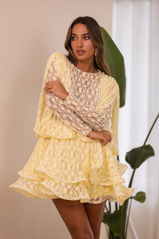 Vestido Amora - Amarelo