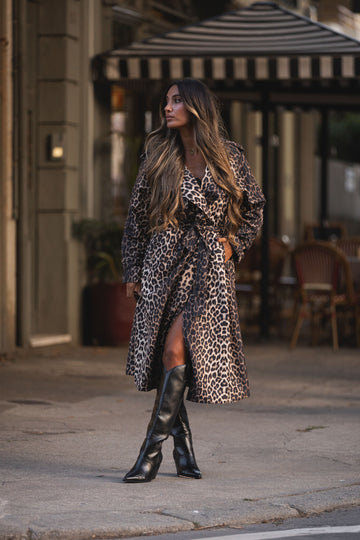 Gabardine Leopardo