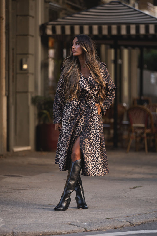 Gabardine Leopardo