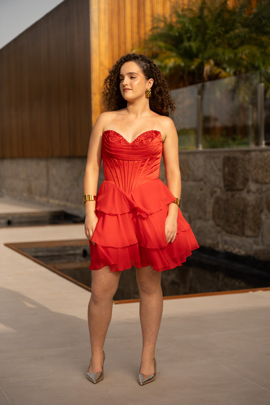 Vestido Porto Rico - Vermelho