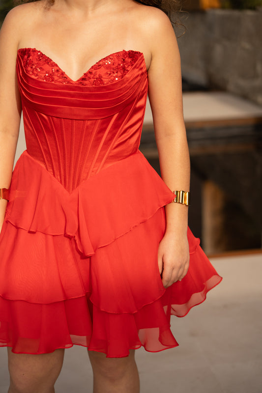 Vestido Porto Rico - Vermelho