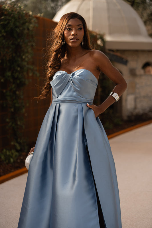 Vestido Málaga - azul bebé
