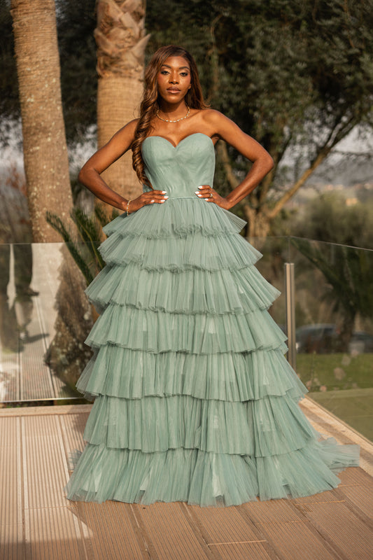 Vestido Xangai - Verde