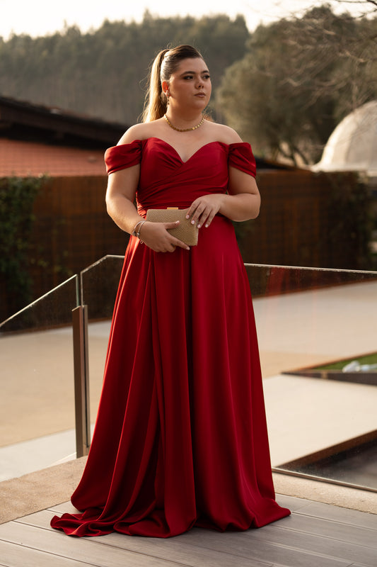 Vestido Paraty - vermelho