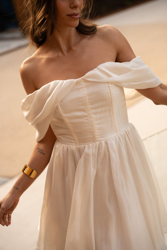 Vestido Inês - Branco