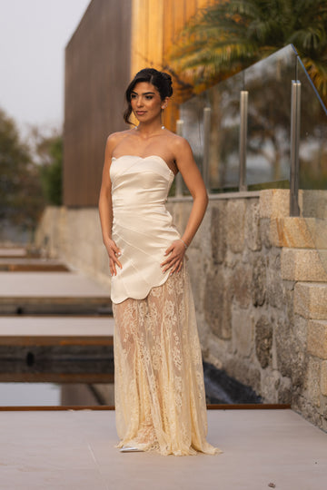Vestido Colômbia - Bege